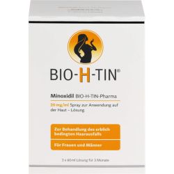 MINOXIDIL BIO-H-TIN Pharma 20 mg/ml Spray Lsg. 3X60 ml – Артикул 10391786 (артикул 10391786) Германия