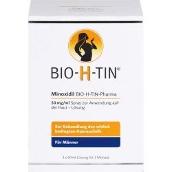 MINOXIDIL BIO-H-TIN Pharma 50 mg/ml Spray Lsg. 3X60 ml – Артикул 10391800 (артикул 10391800) Германия