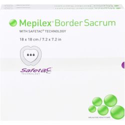 MEPILEX Border Sacrum Schaumverb.18x18 cm steril 10 St – Артикул 11137802 (артикул 11137802) Германия