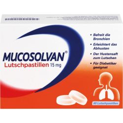 MUCOSOLVAN Lutschpastillen 15 mg 40 St – Артикул 11283001 (артикул 11283001) Германия