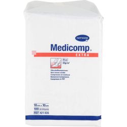 MEDICOMP extra Kompressen 10x10 cm unsteril 100 St – Артикул 12593821 (артикул 12593821) Германия
