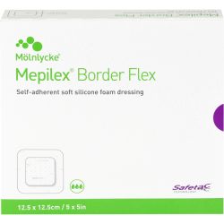 MEPILEX Border Flex Schaumverb.haft.12,5x12,5 cm 10 St – Артикул 12596015 (артикул 12596015) Германия