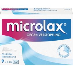 MICROLAX Rektallsung Klistiere 9X5 ml – Артикул 13248612 (артикул 13248612) Германия