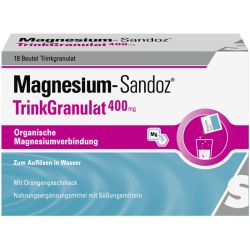 MAGNESIUM SANDOZ Trinkgranulat 400 mg Beutel 18 St – Артикул 14210089 (артикул 14210089) Германия