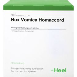 NUX VOMICA HOMACCORD Ampullen 100 St – Артикул 735977 (артикул 735977) Германия