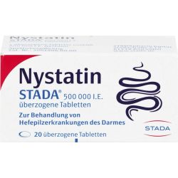 NYSTATIN STADA 500.000 I.E. berzogene Tab. 20 St – Артикул 892352 (артикул 892352) Германия