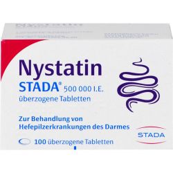 NYSTATIN STADA 500.000 I.E. berzogene Tab. 100 St – Артикул 892375 (артикул 892375) Германия