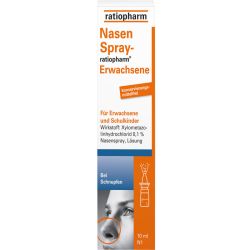NASENSPRAY-ratiopharm Erwachsene kons.frei 10 ml – Артикул 999831 (артикул 999831) Германия