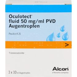 OCULOTECT fluid PVD Augentropfen 3X10 ml – Артикул 999989 (артикул 999989) Германия