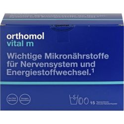 ORTHOMOL Vital M 15 Granulat/Kaps.Kombipackung 1 St – Артикул 1319784 (артикул 1319784) Германия