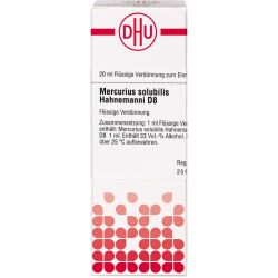MERCURIUS SOLUBILIS Hahnemanni D 8 Dilution 20 ml – Артикул 1779043 (артикул 1779043) Германия