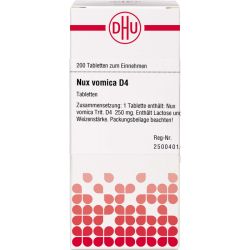 NUX VOMICA D 4 Tabletten 200 St – Артикул 2103589 (артикул 2103589) Германия