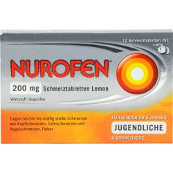 NUROFEN 200 mg Schmelztabletten Lemon 12 St – Артикул 2547582 (артикул 2547582) Германия
