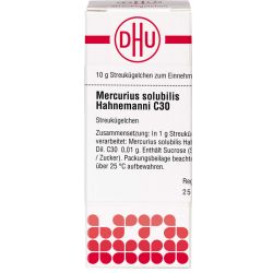 MERCURIUS SOLUBILIS Hahnemanni C 30 Globuli 10 g – Артикул 2890050 (артикул 2890050) Германия