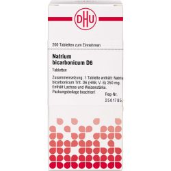 NATRIUM BICARBONICUM D 6 Tabletten 200 St – Артикул 4228467 (артикул 4228467) Германия