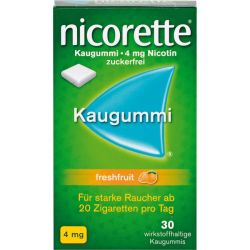 NICORETTE 4 mg freshfruit Kaugummi 30 St – Артикул 4370107 (артикул 4370107) Германия