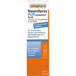 NASENSPRAY PUR-ratiopharm PLUS 20 ml – Артикул 5041423 (артикул 5041423) Германия