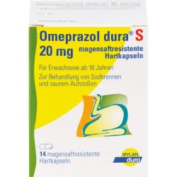 OMEPRAZOL dura S 20 mg magensaftresist.Hartkapseln 14 St – Артикул 6100197 (артикул 6100197) Германия
