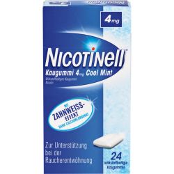 NICOTINELL Kaugummi Cool Mint 4 mg 24 St – Артикул 6580369 (артикул 6580369) Германия