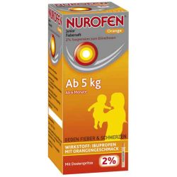 Nurofen Junior Fiebersaft Orange 2% (150 ml) – Артикул 6789425 (артикул 6789425) Германия