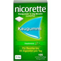 NICORETTE 2 mg freshmint Kaugummi 105 St – Артикул 7274812 (артикул 7274812) Германия