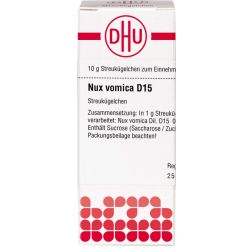 NUX VOMICA D 15 Globuli 10 g – Артикул 8479580 (артикул 8479580) Германия