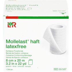 MOLLELAST haft Binden latexfrei 8 cmx20 m wei 1 St – Артикул 9886175 (артикул 9886175) Германия