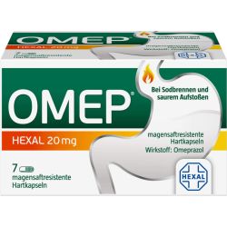 OMEP HEXAL 20 mg magensaftresistente Hartkapseln 7 St – Артикул 10070183 (артикул 10070183) Германия