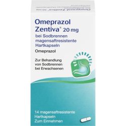 OMEPRAZOL Zentiva 20 mg bei Sodbrennen 14 St – Артикул 10541926 (артикул 10541926) Германия