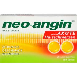 NEO-ANGIN Benzydamin akute Halsschmerzen Zitrone 20 St – Артикул 11160178 (артикул 11160178) Германия