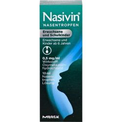 NASIVIN Nasentropfen Erwachsene u.Schulkinder 10 ml – Артикул 13246079 (артикул 13246079) Германия