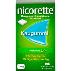 NICORETTE 2 mg freshmint Kaugummi 105 St – Артикул 14417063 (артикул 14417063) Германия
