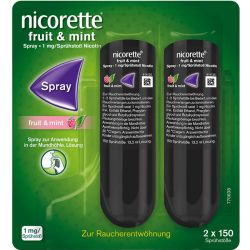NICORETTE Fruit & Mint Spray 1 mg/Sprhsto 2 St – Артикул 15293692 (артикул 15293692) Германия