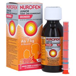 Nurofen Junior Fieber- & Schmerzsaft Erdbeer 40 mg/ml – Артикул 12741888 (артикул 12741888) Германия
