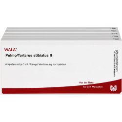 PULMO/TARTARUS stibiatus II Ampullen 50X1 ml – Артикул 1223647 (артикул 1223647) Германия