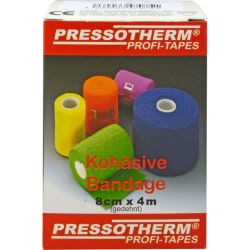 PRESSOTHERM Kohsive Bandage 8 cmx4 m gelb 1 St – Артикул 2002434 (артикул 2002434) Германия
