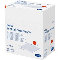 PEHA SCHLITZKOMPRESSEN 10x10 cm steril 20X2 St – Артикул 2343744 (артикул 2343744) Германия