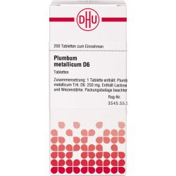 PLUMBUM METALLICUM D 6 Tabletten 200 St – Артикул 2929510 (артикул 2929510) Германия