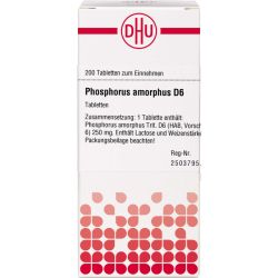 PHOSPHORUS AMORPHUS D 6 Tabletten 200 St – Артикул 3490223 (артикул 3490223) Германия