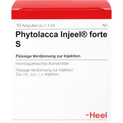 PHYTOLACCA INJEEL forte S Ampullen 10 St – Артикул 4563349 (артикул 4563349) Германия