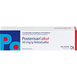 POSTERISAN Akut Salbe mit Analdehner 25 g – Артикул 4957887 (артикул 4957887) Германия