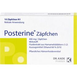 POSTERINE Suppositorien 10 St – Артикул 6876360 (артикул 6876360) Германия