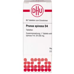 PRUNUS SPINOSA D 4 Tabletten 80 St – Артикул 7249257 (артикул 7249257) Германия