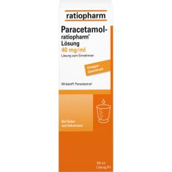 PARACETAMOL-ratiopharm Lsung 100 ml – Артикул 7263487 (артикул 7263487) Германия