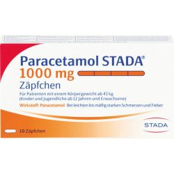PARACETAMOL STADA 1.000 mg Zpfchen 10 St – Артикул 7368140 (артикул 7368140) Германия