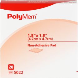 POLYMEM Wund Pad n.klebend 5x5 cm 20 St – Артикул 7590660 (артикул 7590660) Германия