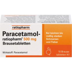 PARACETAMOL-ratiopharm 500 mg Brausetabletten 10 St – Артикул 8704077 (артикул 8704077) Германия