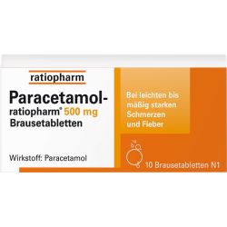 PARACETAMOL-ratiopharm 500 mg Brausetabletten 20 St – Артикул 8704083 (артикул 8704083) Германия