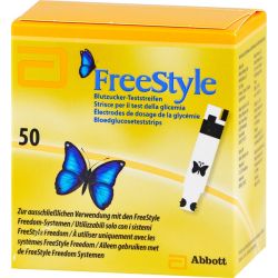 PRECISION Freestyle Teststreifen o.Codier. 50 St – Артикул 9489161 (артикул 9489161) Германия