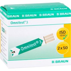 OMNITEST 3 Blutzucker Sensoren Teststreifen 2X50 St – Артикул 10266992 (артикул 10266992) Германия